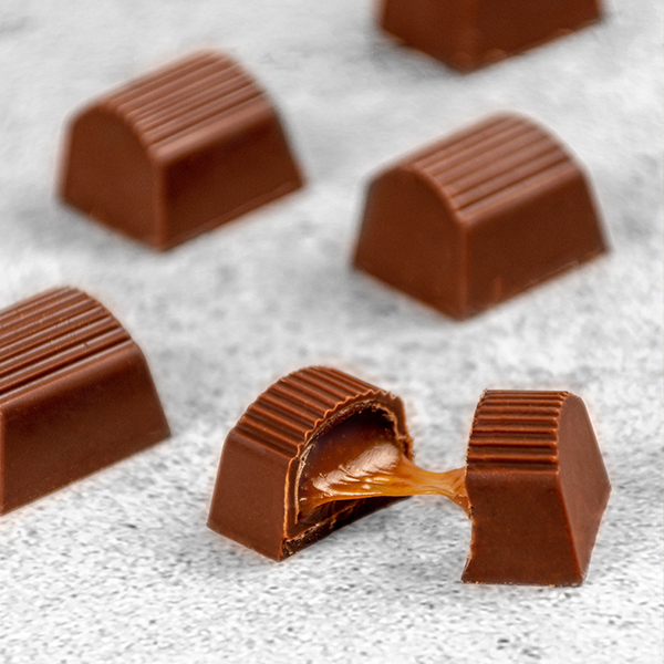 Caramel Filled Milk Chocolate Praline