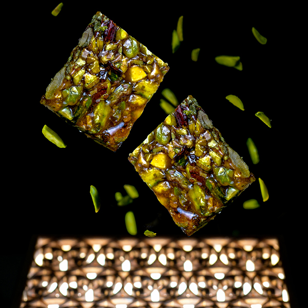 Pistachio Croquant Squares