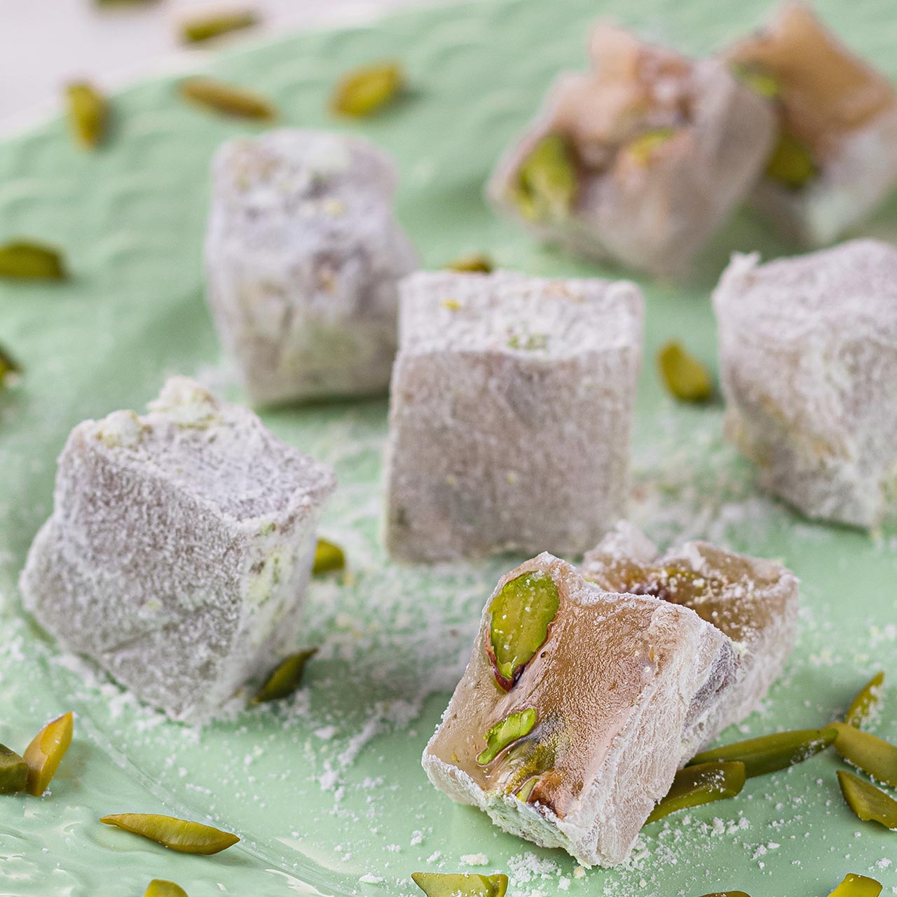 Premium Turkish Delight with Toasted Pistachio