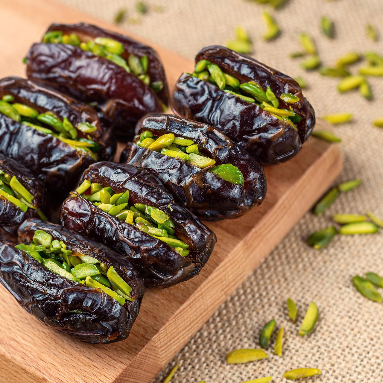 Premium Medjool Dates with Pistachio Slivers