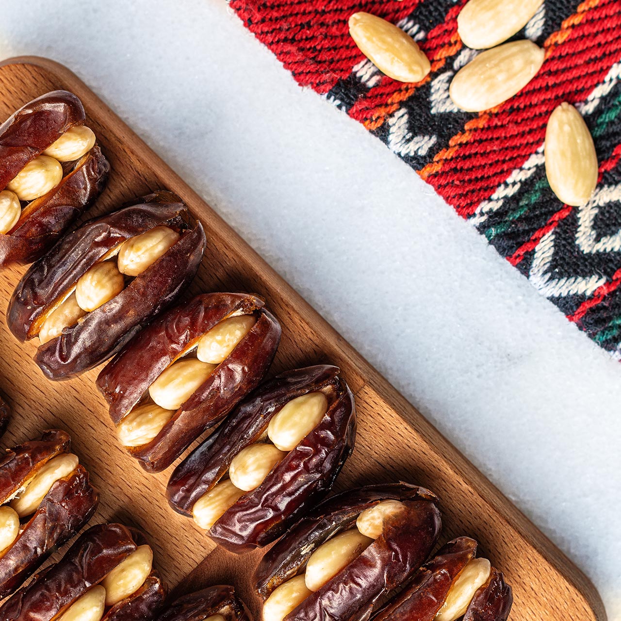 Premium Medjool Dates with Blanched Almonds