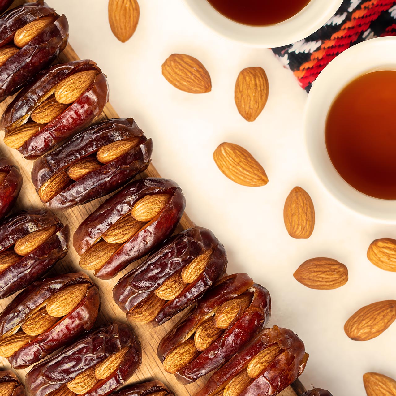 Premium Khodri Dates with Blanched Almonds