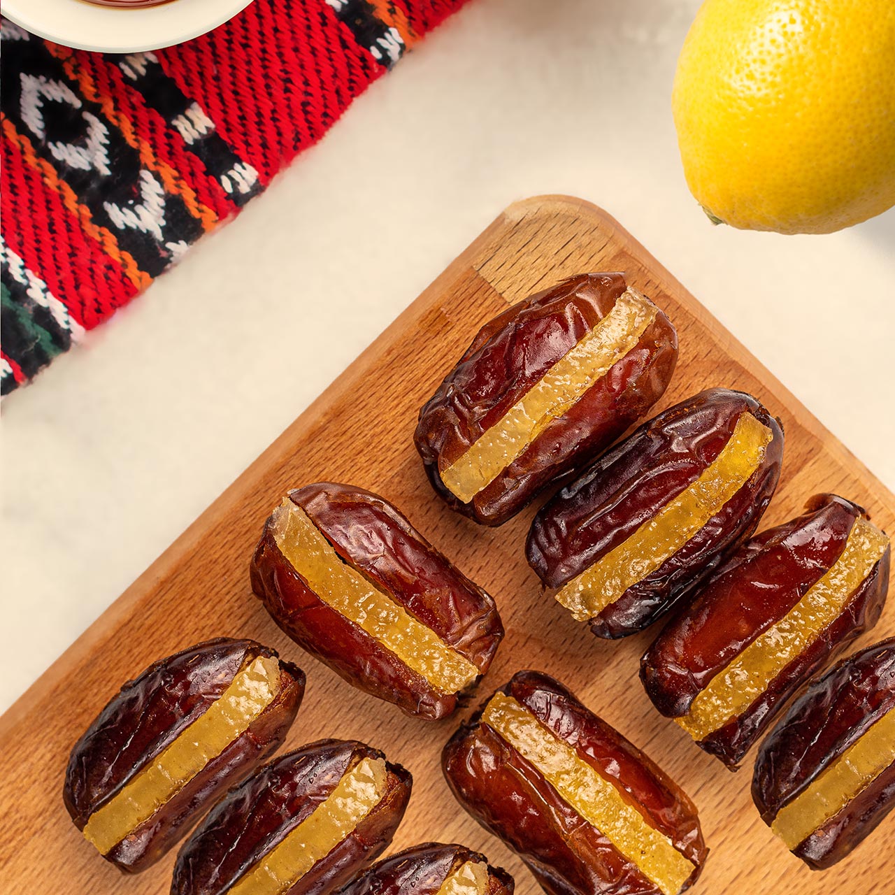 Premium Khodri Dates with Lemon Peel