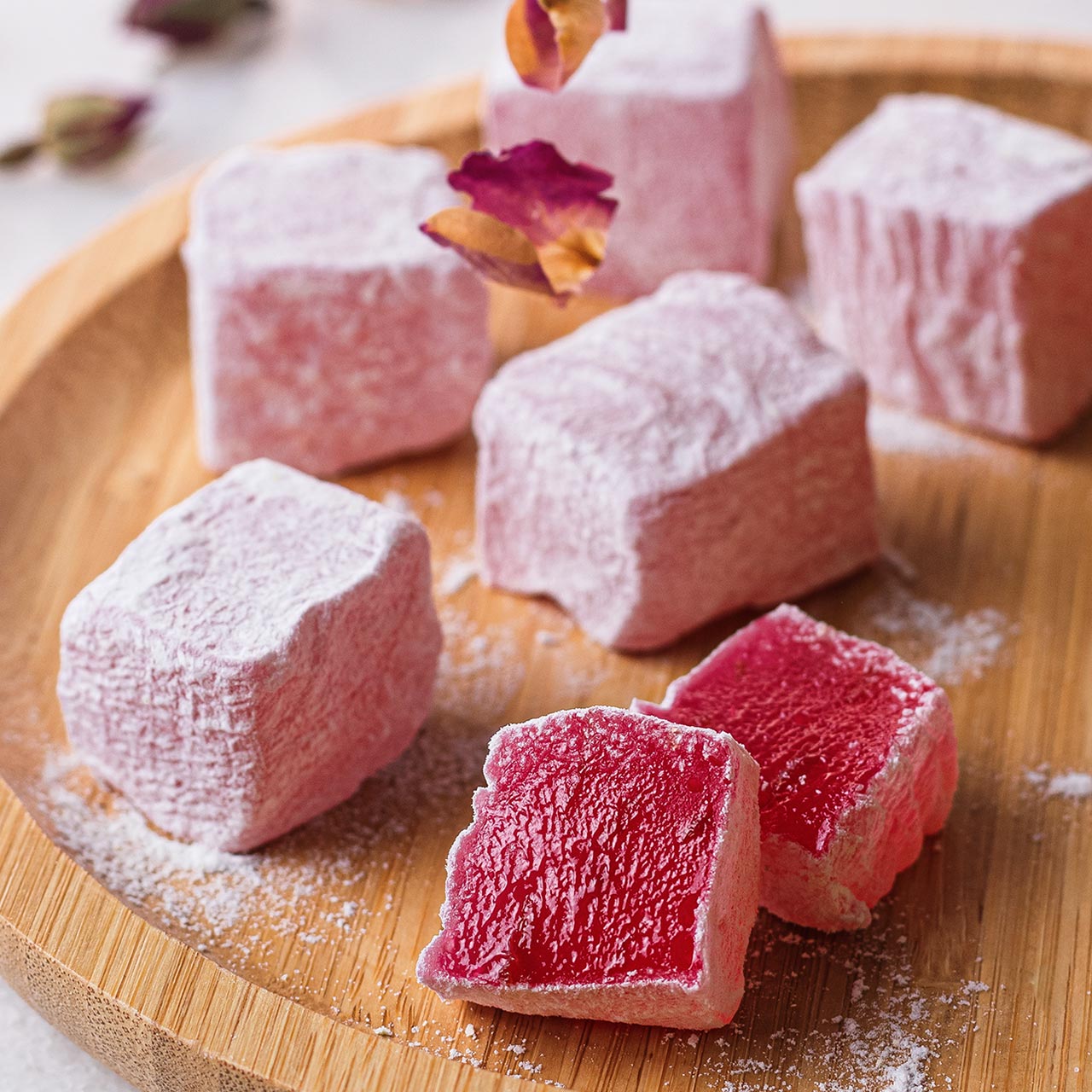 Classic Rose Syrup Flavoured Turkish Delight