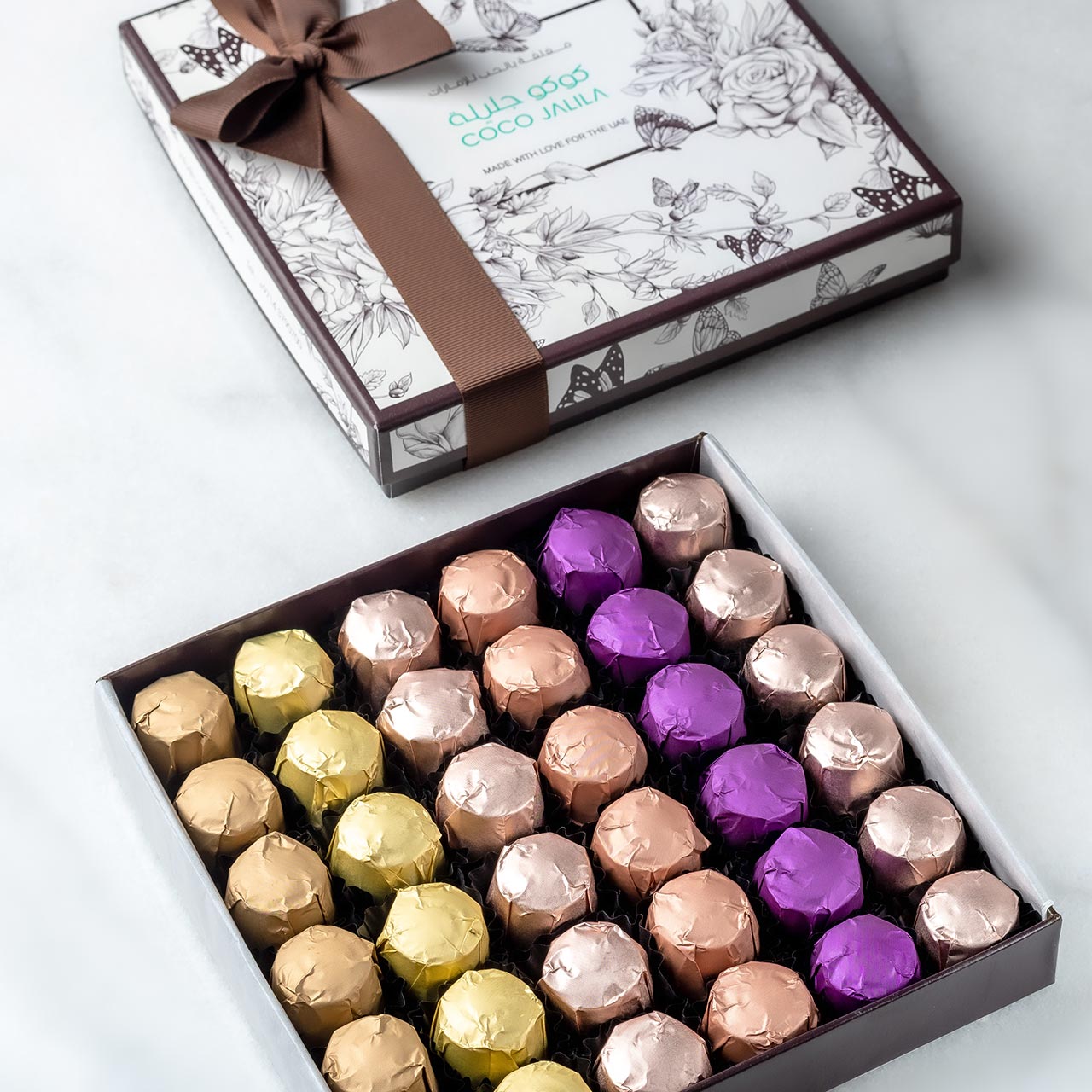 Coco Bloom Box with 36 Assorted Chocolates