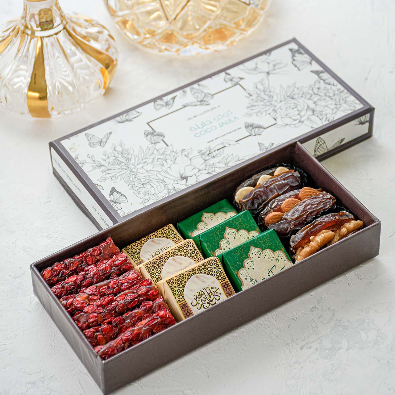 Discovery Box with Selection of Dates, Behlul & Chocolates