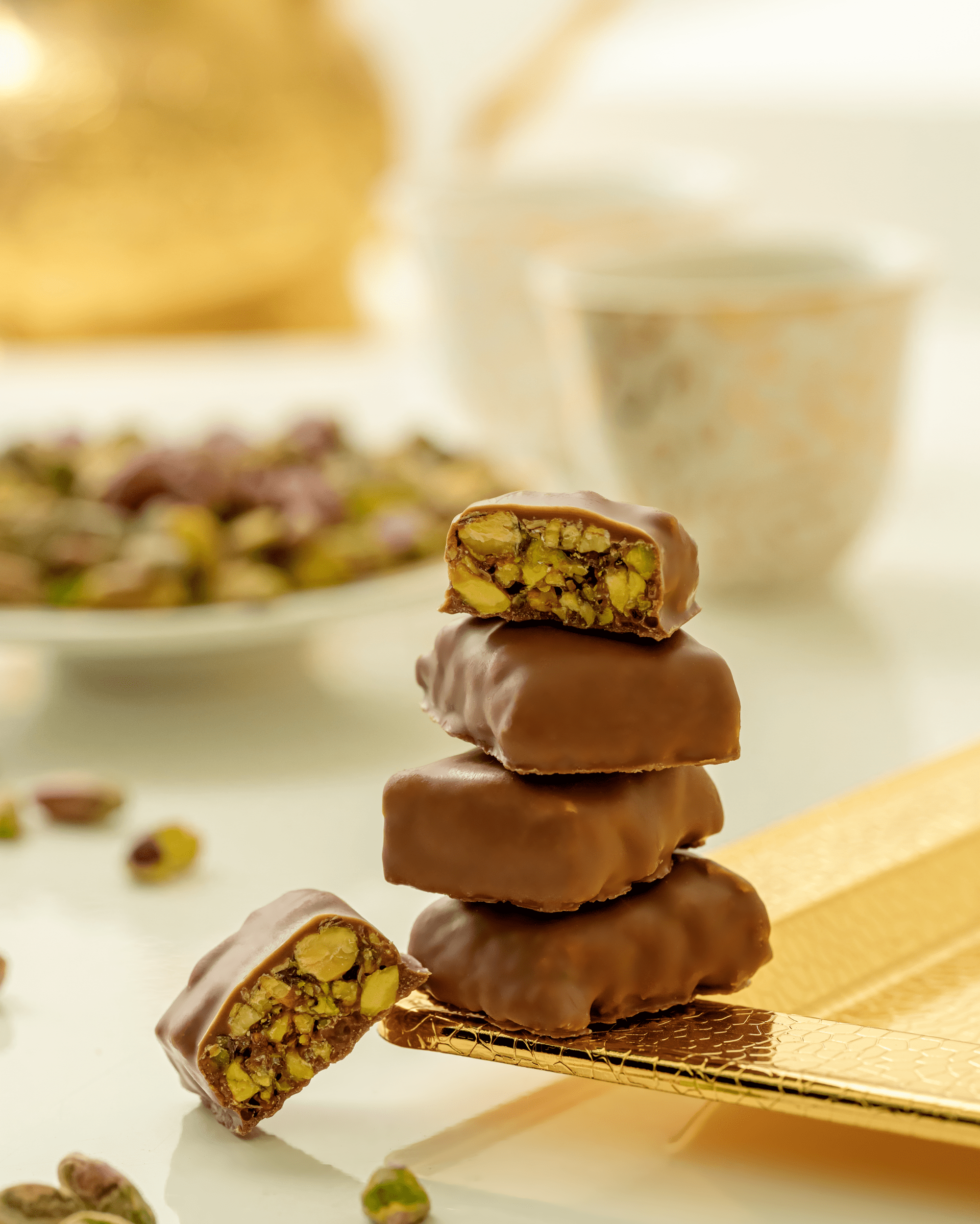 Milk Chocolate Pistachio Croquant