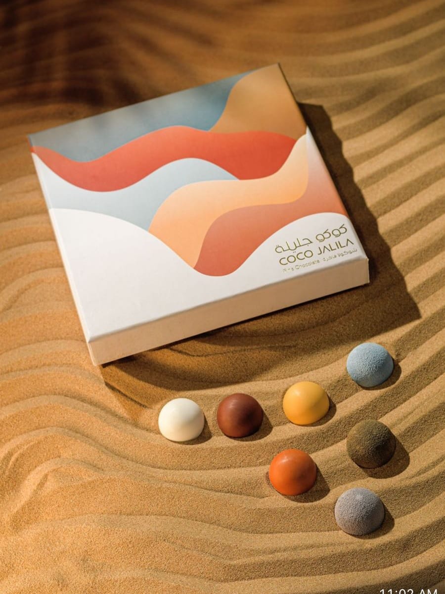 Seven Sands Box with 28 Assorted Chocolates