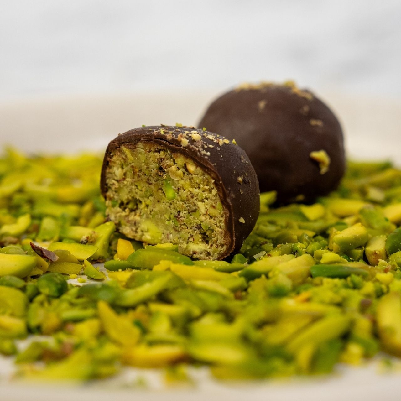Midnight Pistachio Truffle