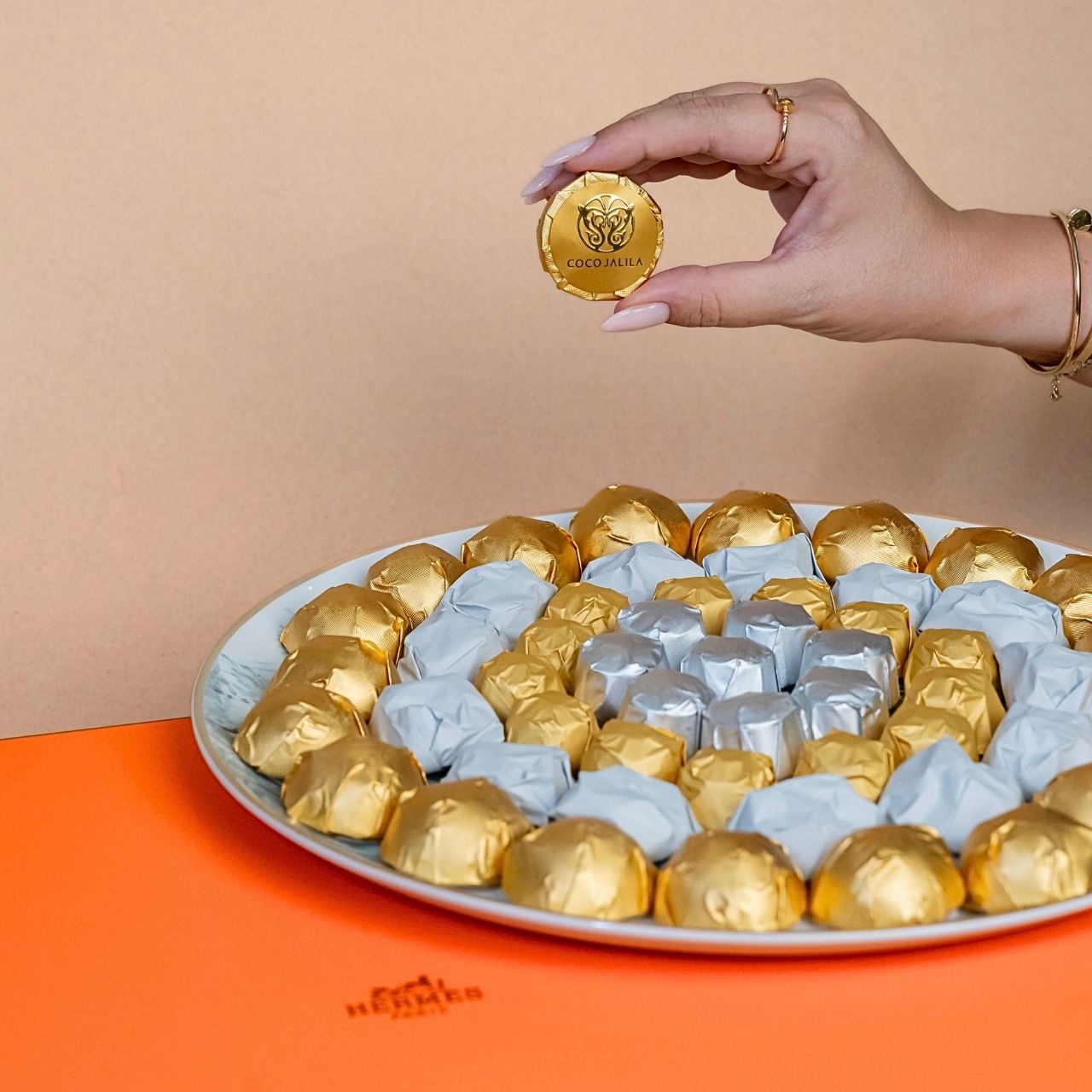 Eid Hermes Tray with Signature Pralines