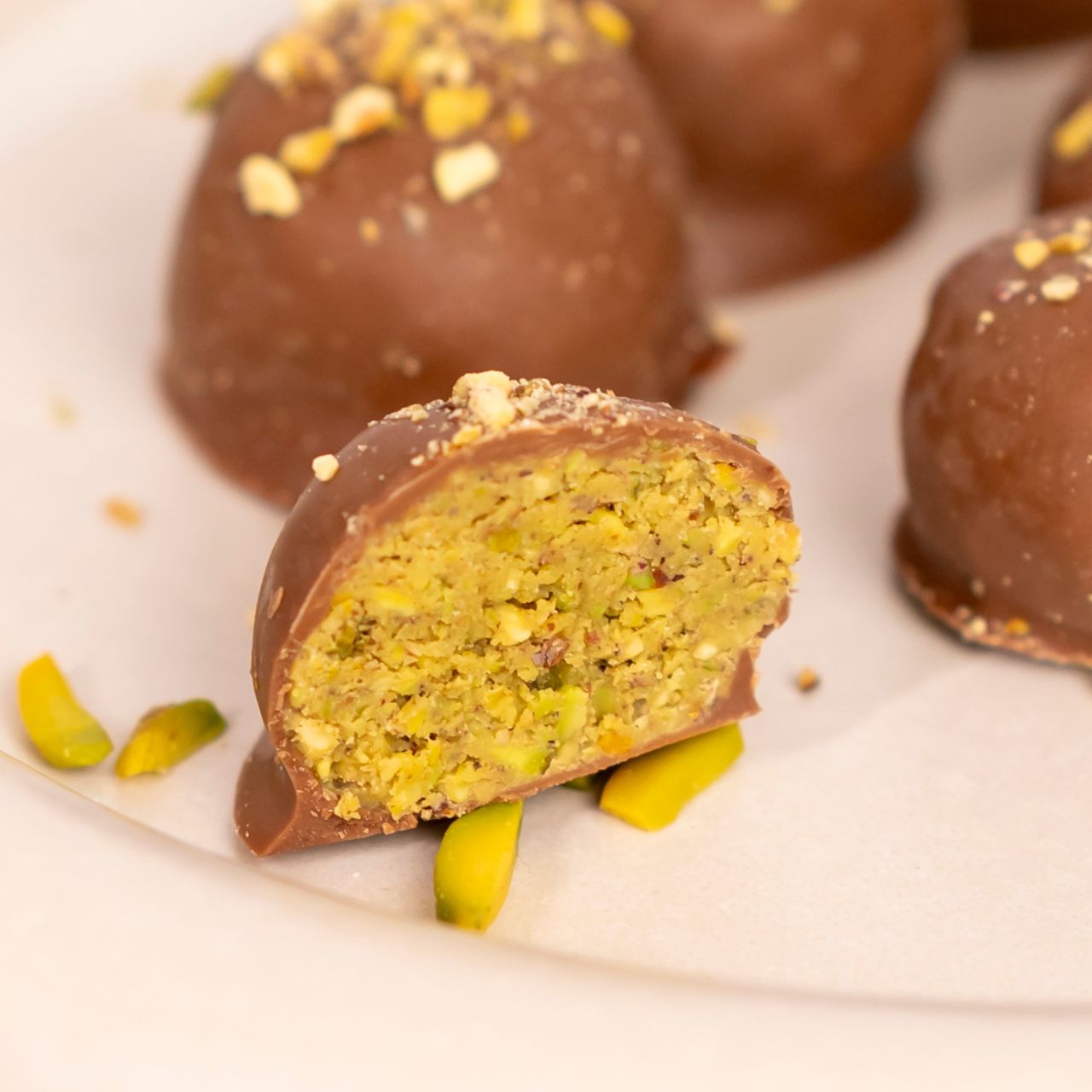 Golden Pistachio Truffle