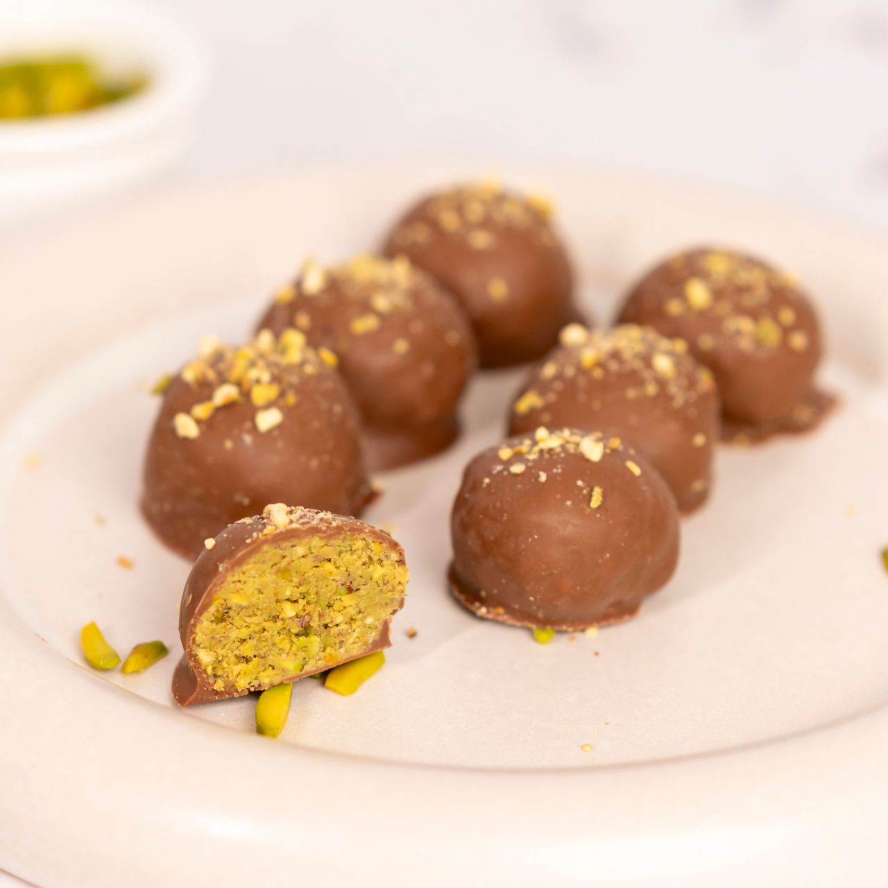 Golden Pistachio Truffle