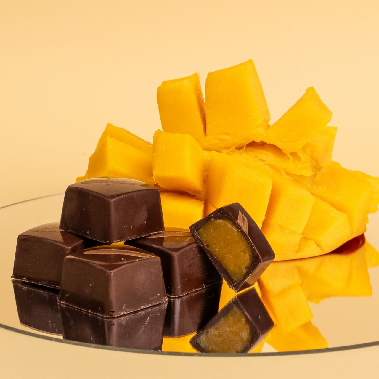 Dark Chocolate Caramel Mango Passionfruit