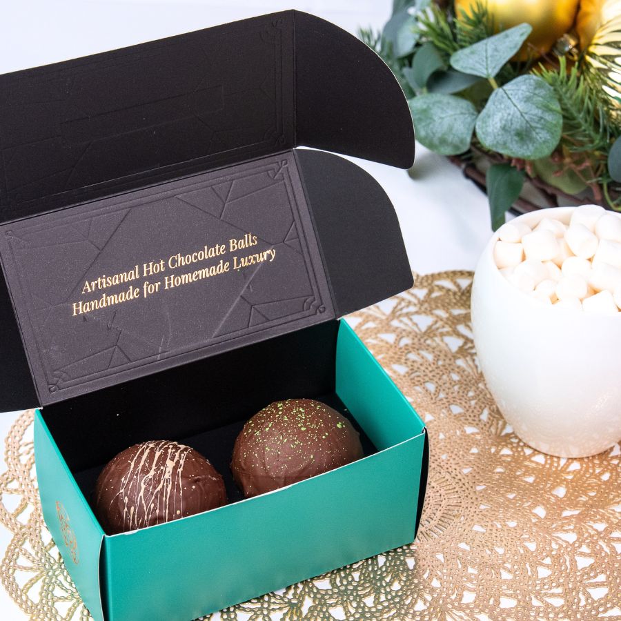 2-Piece Festive Hot Chocolate Balls