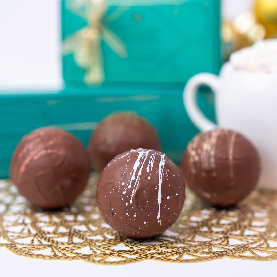 4-Piece Festive Hot Chocolate Balls