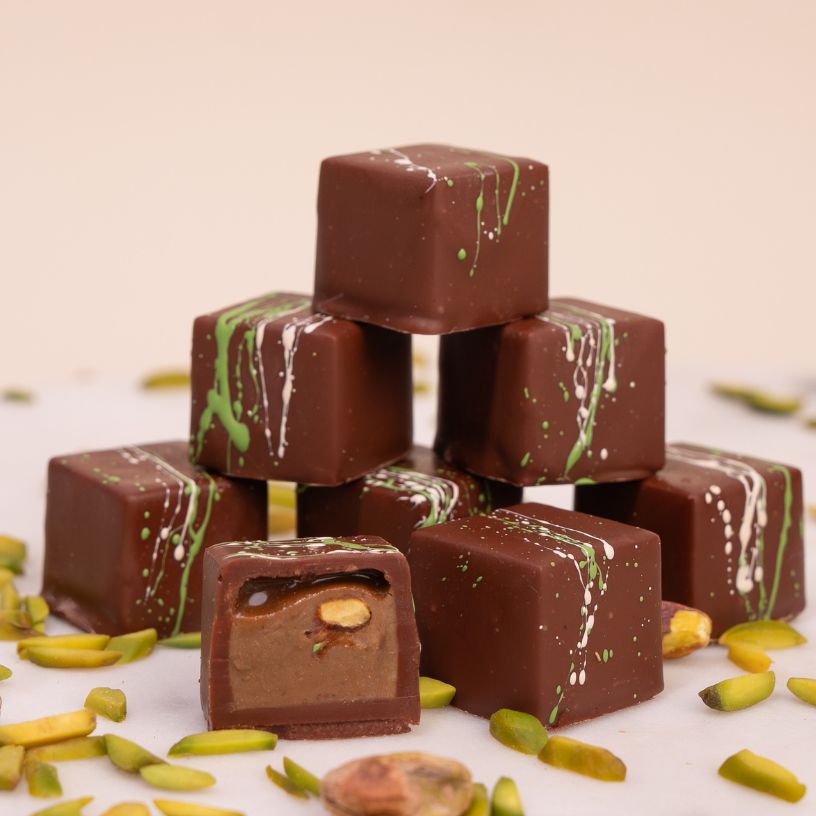 Milk Chocolate Pistachio Caramel
