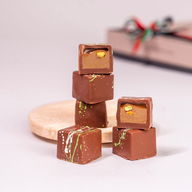 Milk Chocolate Pistachio Caramel